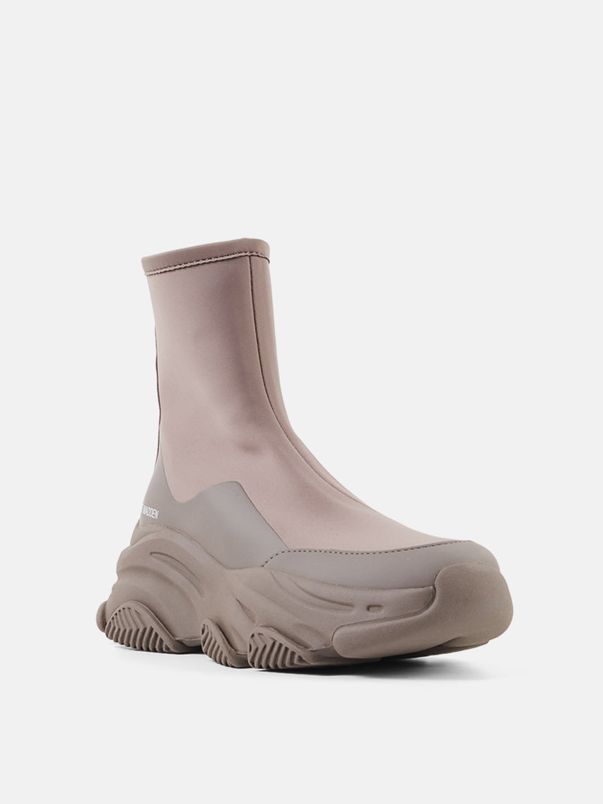 VROOMS-UA	 バックジップスニーカーブーツ  GY (heel5.0)