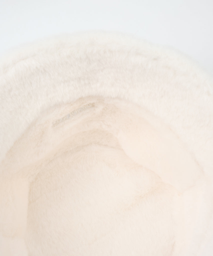 H-MAI FAUX SHEARLING  バケットハット OWH