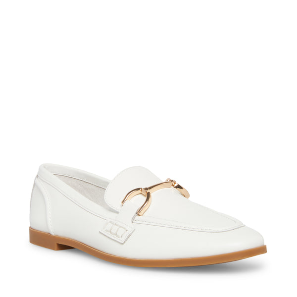 CARRINE ビットローファー WHITE LEATHER – Steve Madden Japan