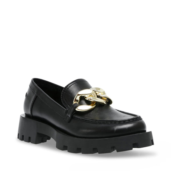 MIX UP 厚底チェーンローファー BLACK LEAT – Steve Madden Japan