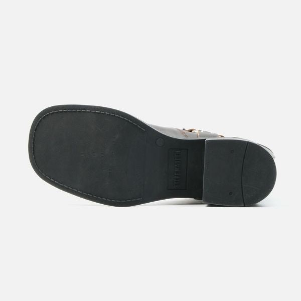 【予約販売】ROCKY-XA　バックルコンバットロングブーツ	BR/DIS　(heel5.0) ※お届け予定11月中旬ごろ - view 8