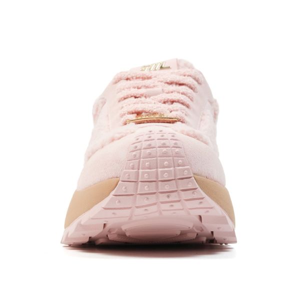 【予約販売！先着でクマチャーム付き】SUPERCAMPO-F スエードファー厚底スニーカー　BLUSH/LEAT	　　(heel6.0）※９月下旬お届け予定 (コピー) - view 6