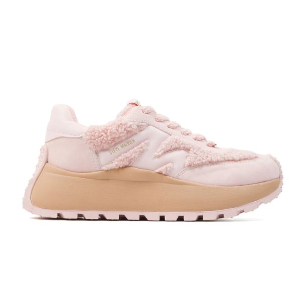 【予約販売！先着でクマチャーム付き】SUPERCAMPO-F スエードファー厚底スニーカー　BLUSH/LEAT	　　(heel6.0）※９月下旬お届け予定 (コピー) - view 4