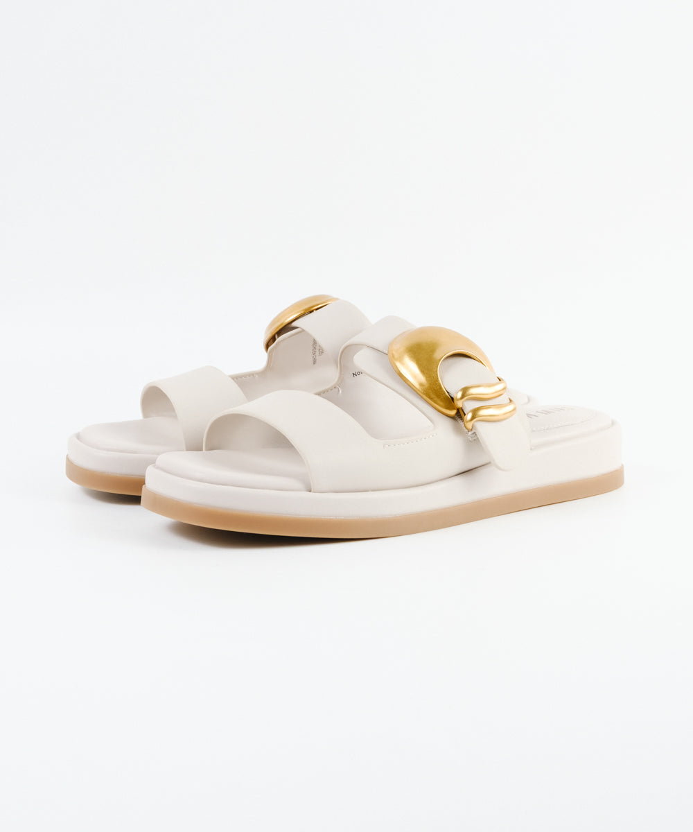 BAY-RIDGE-XS　フラットサンダル　BONE　(heel3.0)