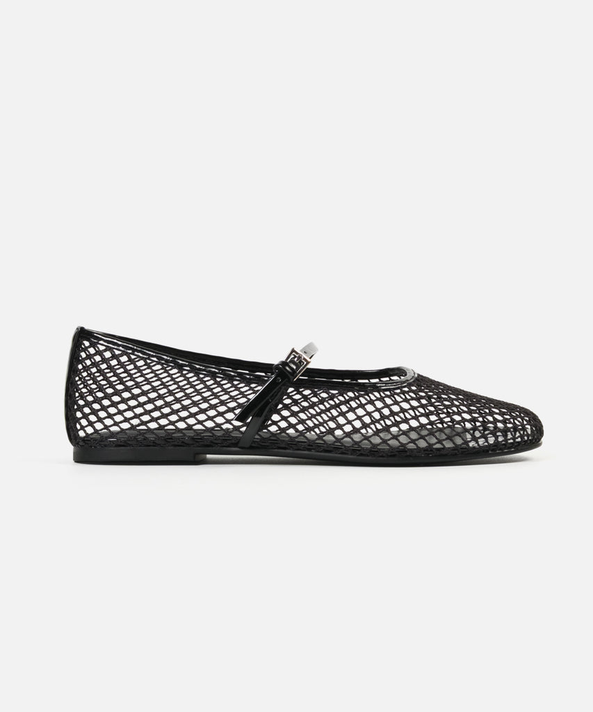 MAGS-XS メッシュフラットパンプス　BLK - view 3