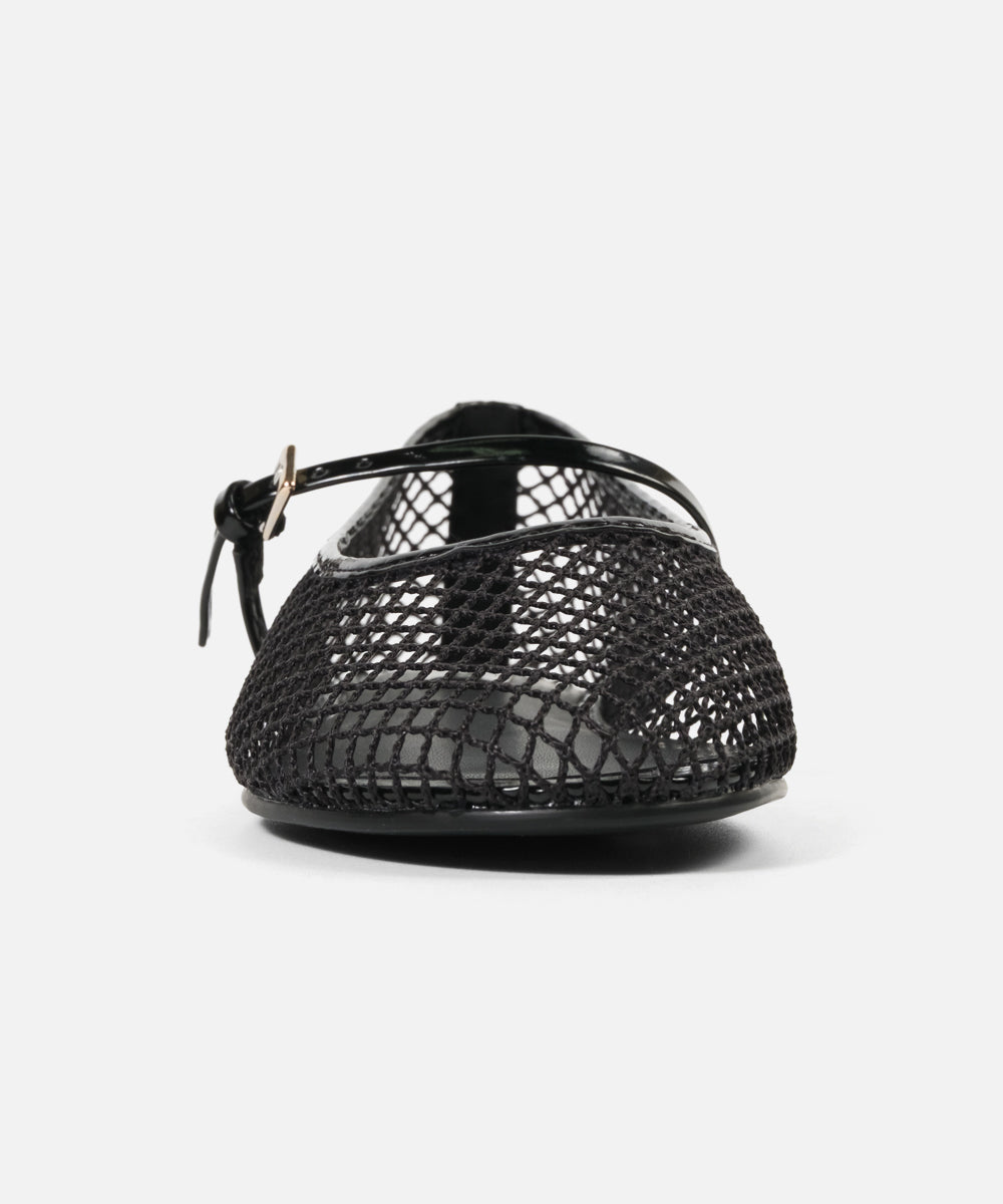 MAGS-XS メッシュフラットパンプス　BLK - view 4