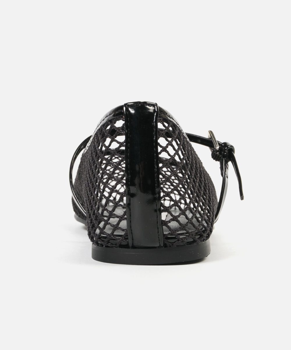 MAGS-XS メッシュフラットパンプス　BLK - view 5