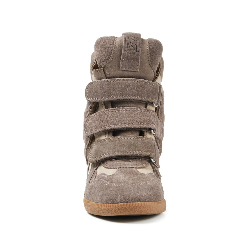 MAVIS-XA　プラットフォームハイカットスニーカーブーツ　TAUPE　(heel6.5) - view 4