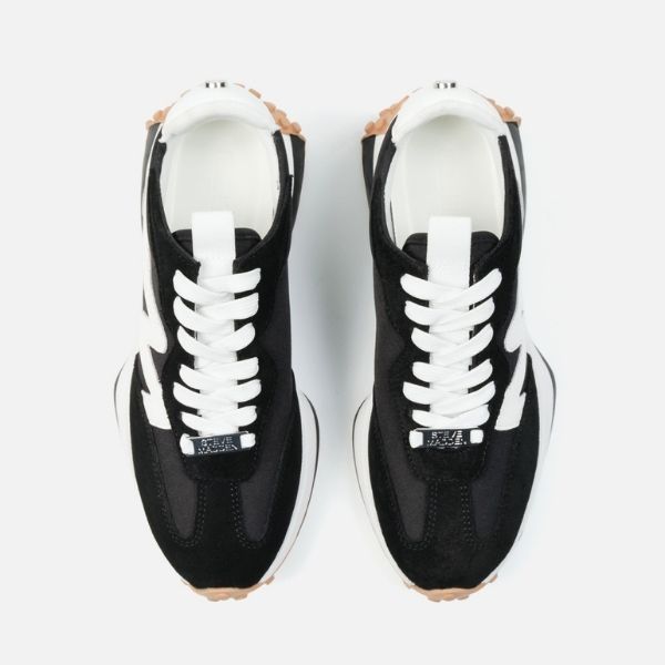 【UNISEX◎】CAMPO-M-XA　ボリュームソールパネルデザインスニーカー　BLK/WH　(heel4.0) - view 2