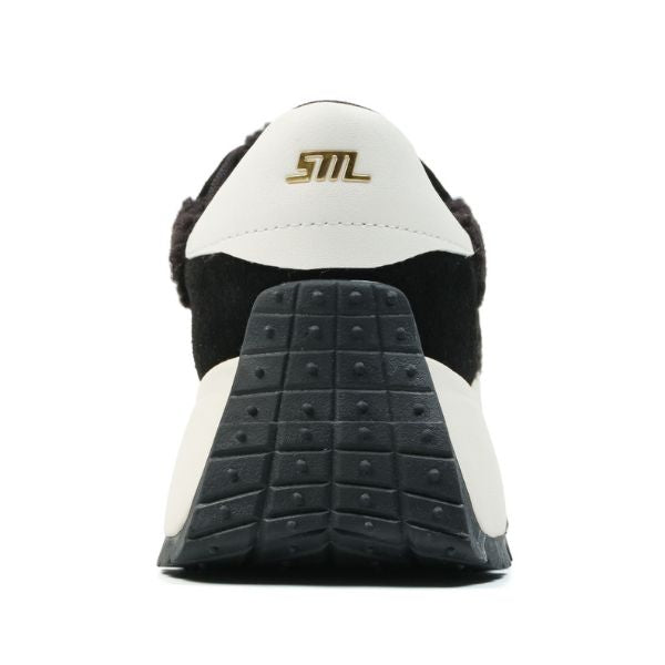 【予約販売！先着でクマチャーム付き】SUPERCAMPO-F スエードファー厚底スニーカー　BLK/LEAT	　　(heel6.0）※９月下旬お届け予定 (コピー) (コピー) - view 6