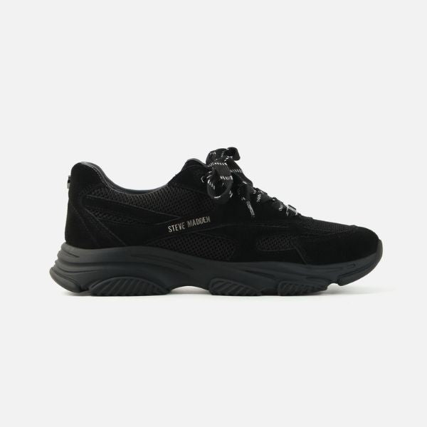 FRONT ROW-XA　メッシュコンビローカットスニーカー　BLK/BLK　(heel4.0) - view 5