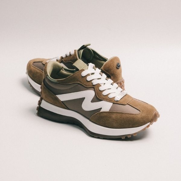 【UNISEX◎】CAMPO-M-XA　ボリュームソールパネルデザインスニーカー　OL/MLT  (heel4.0) - view 2