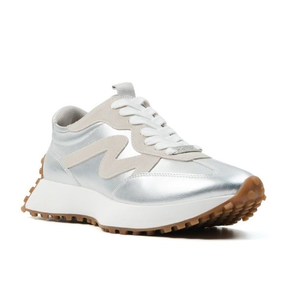 【UNISEX◎】CAMPO-M-XA　ボリュームソールパネルデザインスニーカー　SV　(heel4.0)