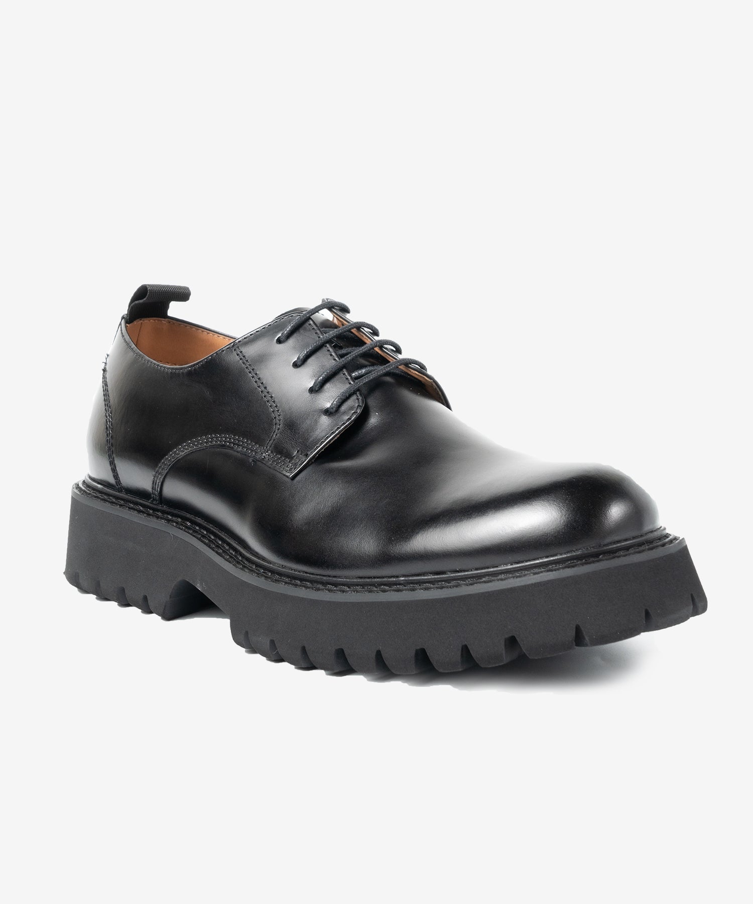 GAGE 　タンクソールダービーシューズ　BLCK LEATHER