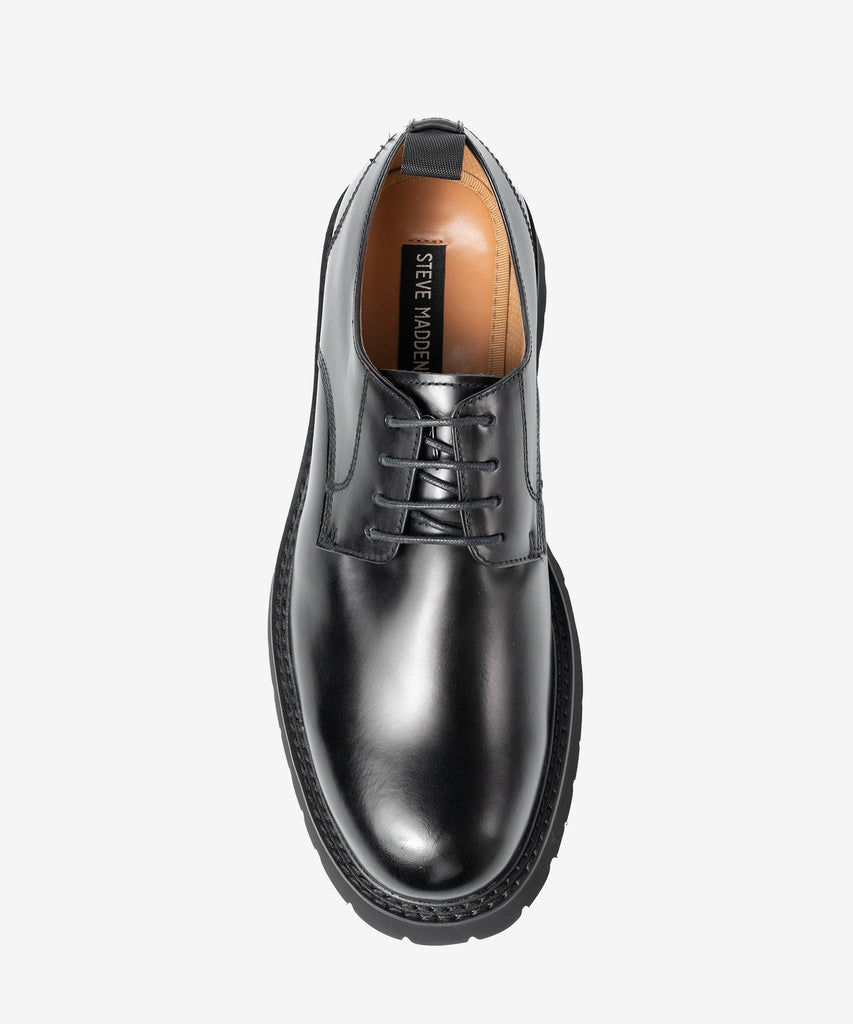 GAGE 　タンクソールダービーシューズ　BLCK LEATHER