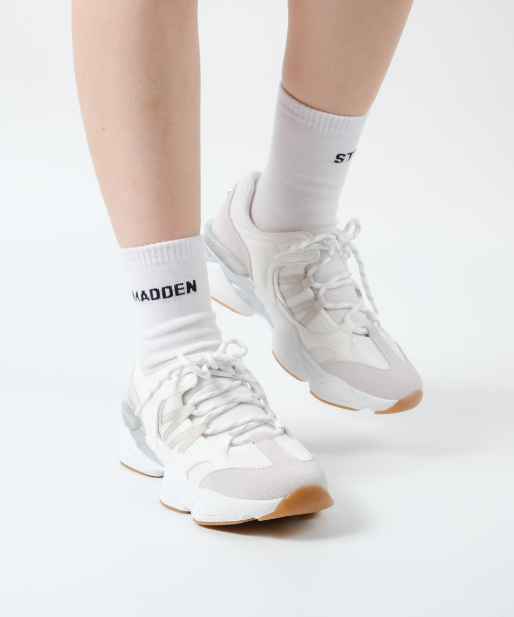 SKYBOX-XS　ソフトボリュームスニーカーサンダル　WH(HEEL5.0)