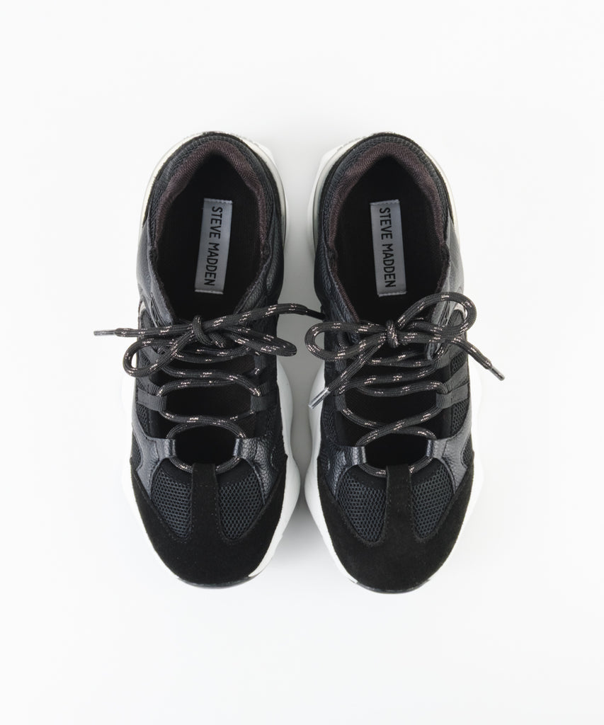 SKYBOX-XS　ソフトボリュームスニーカーサンダル　BLK(HEEL5.0)