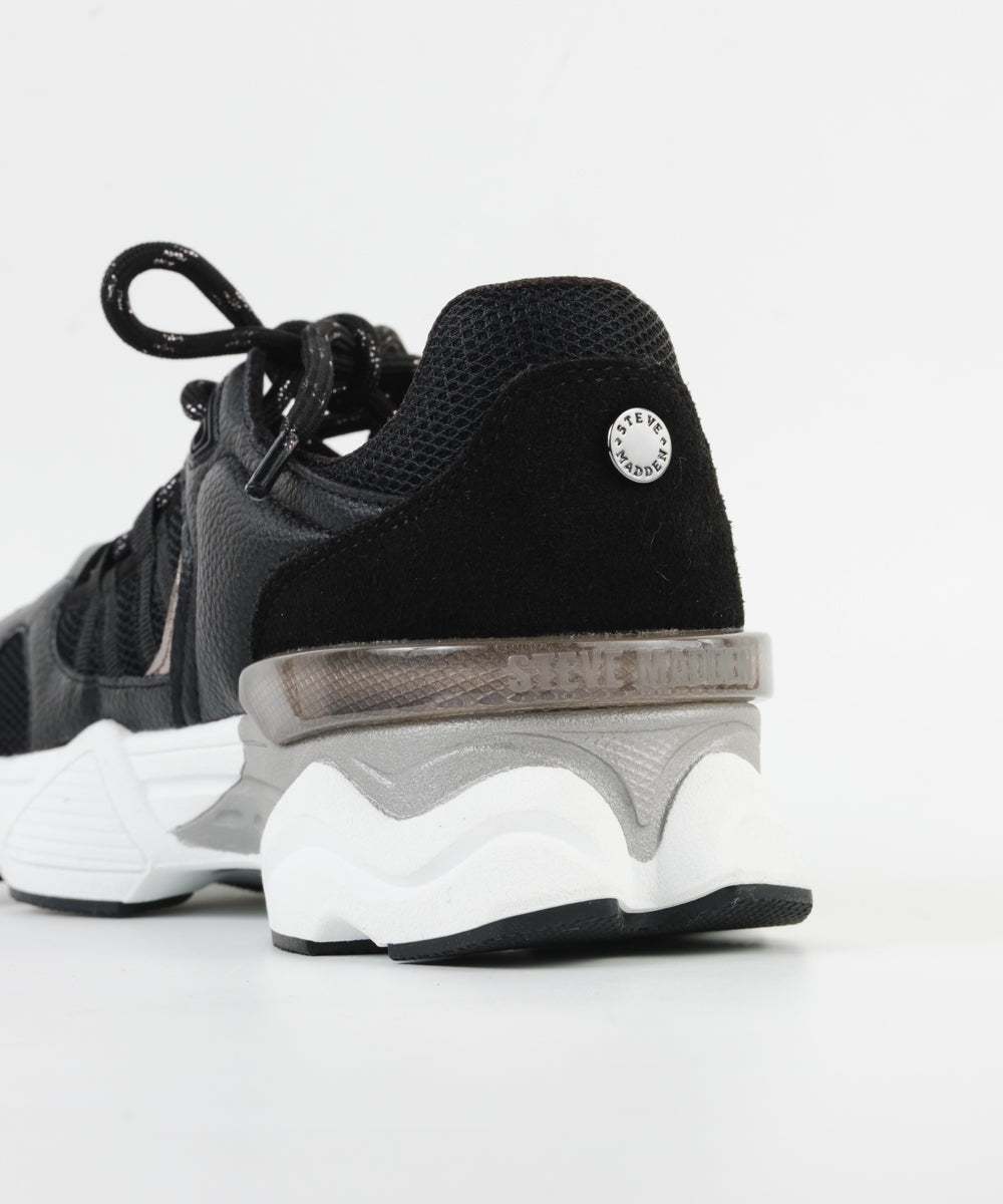 SKYBOX-XS　ソフトボリュームスニーカーサンダル　BLK(HEEL5.0)