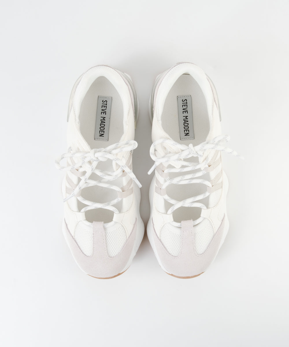 SKYBOX-XS　ソフトボリュームスニーカーサンダル　WH(HEEL5.0)