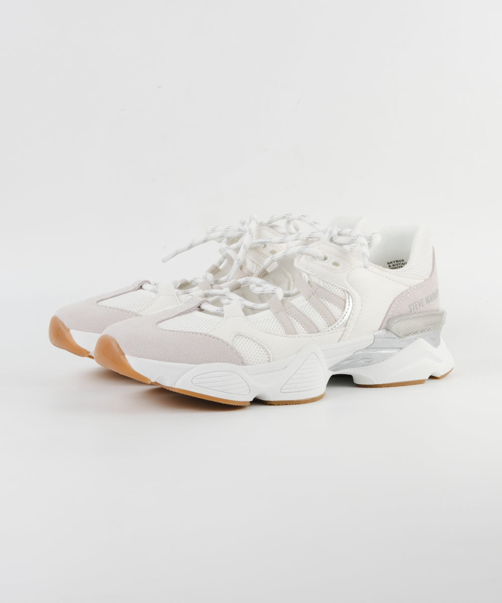 SKYBOX-XS　ソフトボリュームスニーカーサンダル　WH(HEEL5.0)