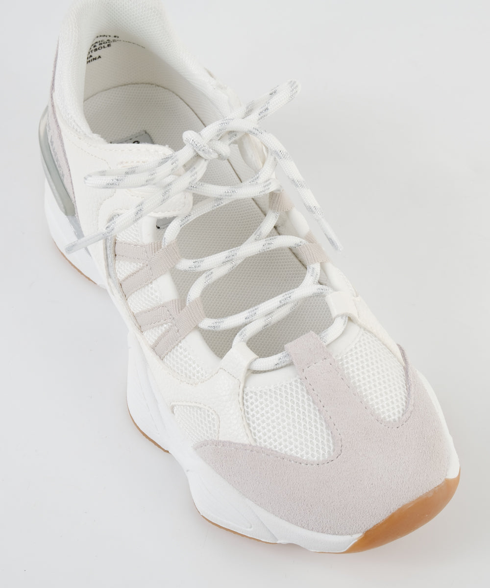 SKYBOX-XS　ソフトボリュームスニーカーサンダル　WH(HEEL5.0)