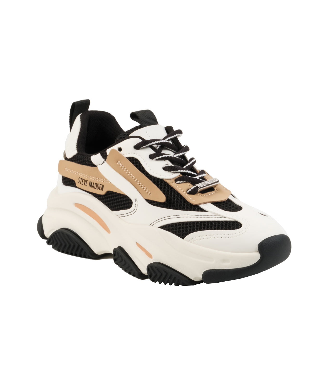 【UNISEX◎】POSSESSION-M-RS  ボリュームソールスニーカー　BLK　(heel6.0)