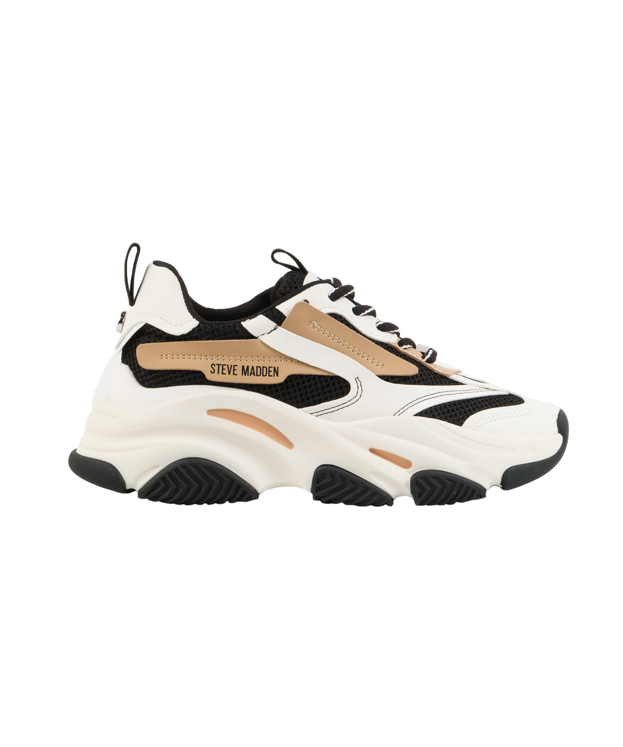 【UNISEX◎】POSSESSION-M-RS  ボリュームソールスニーカー　BLK　(heel6.0)