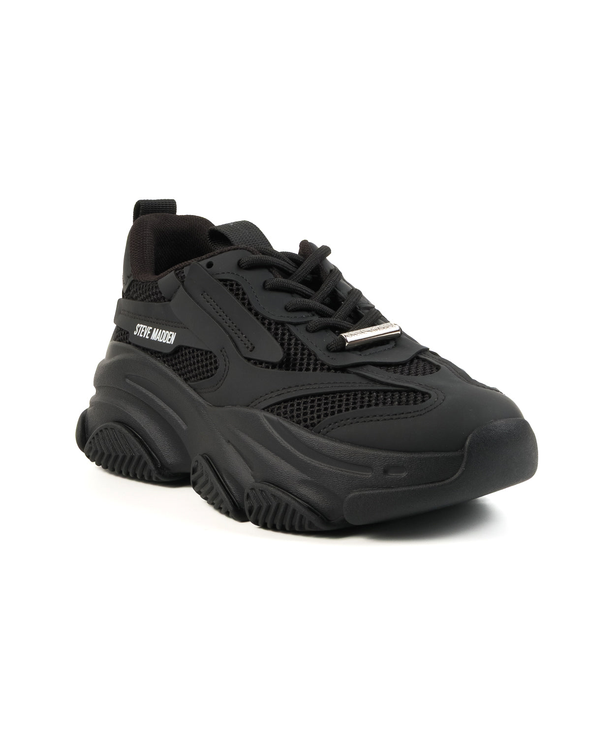 【UNISEX◎】POSSESSION-M-RS  ボリュームソールスニーカー　BLKBLK　(heel6.0)