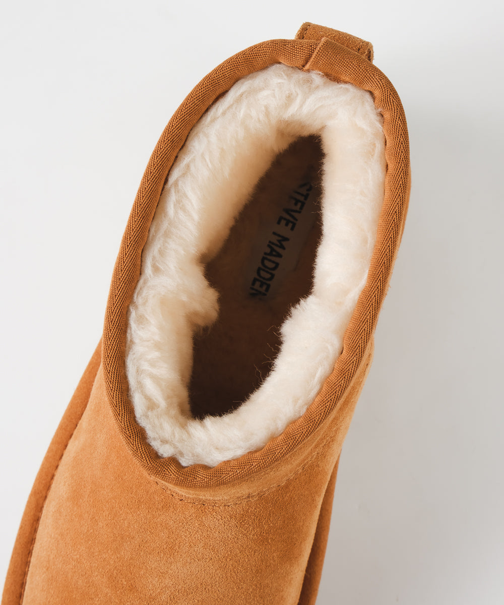 【予約販売】COMFY-VA　 ボアショートブーツ　CHSTNU　１１月上旬ごろお届け　(heel4.0)