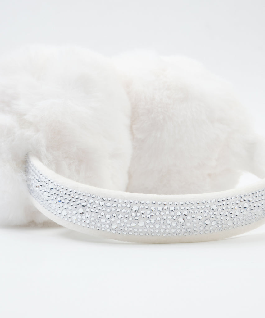 FAUX FUR EARMUFFS　イヤーマフラー　WH