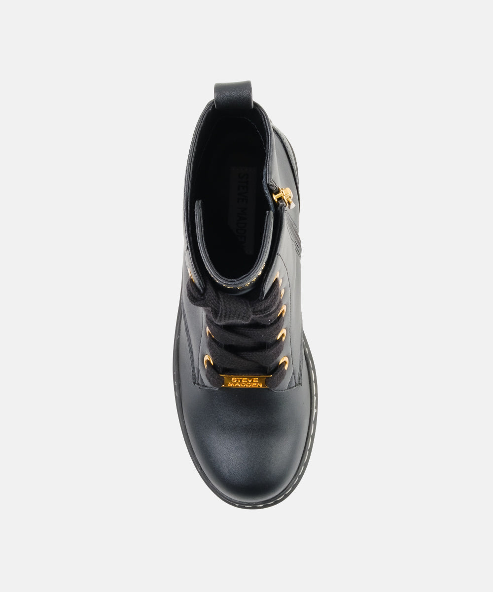 GATEKEEPER-VA  プラットフォームレースアップブーツ　BLK　(heel5.0)