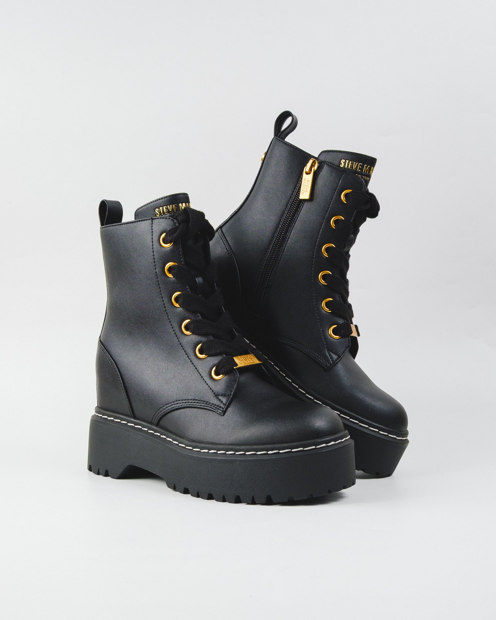 GATEKEEPER-VA  プラットフォームレースアップブーツ　BLK　(heel5.0)