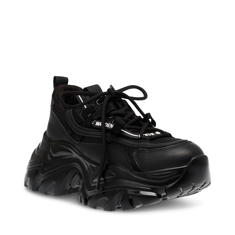 【UNISEX◎】RECOUPE-M-RS  厚底ボリュームソールスニーカー　BLK　(heel7.0)