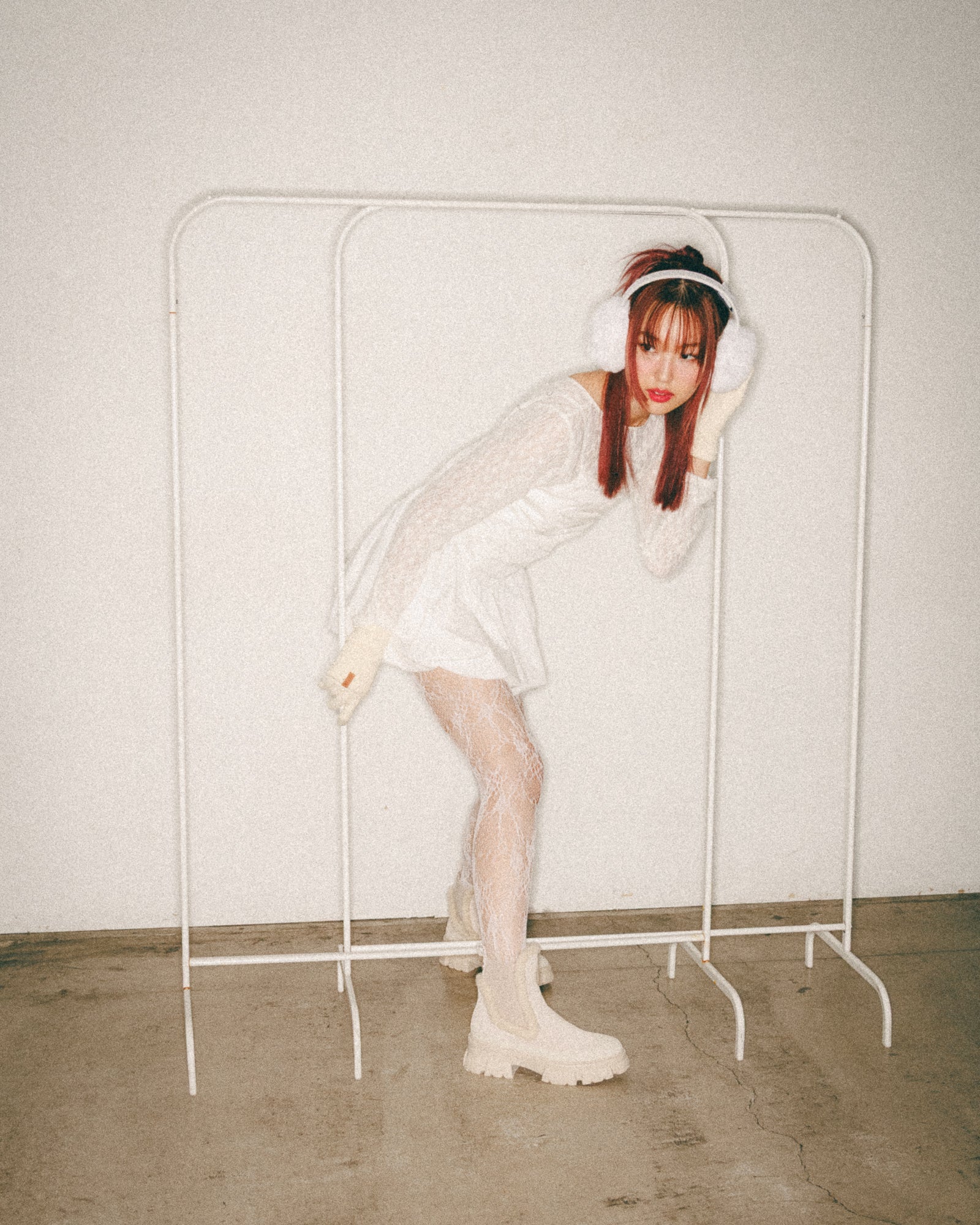 インフルエンサーかっぱちゃん着用♥TOWNSHIP-UA　スエードチェルシーブーツ　SAND SUEDE　 (heel6.0)