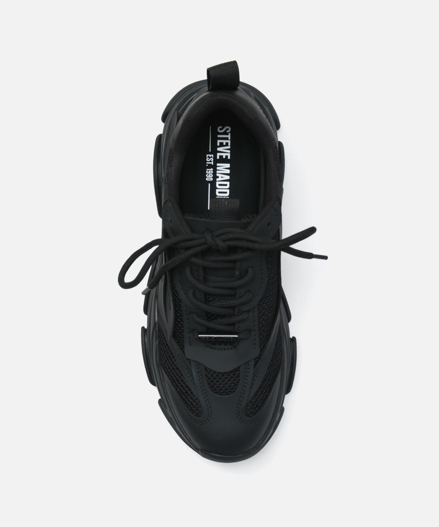 POSSES-XS　ウェーブボリュームソリッドスニーカー　BLK　(heel5.5) - view 3