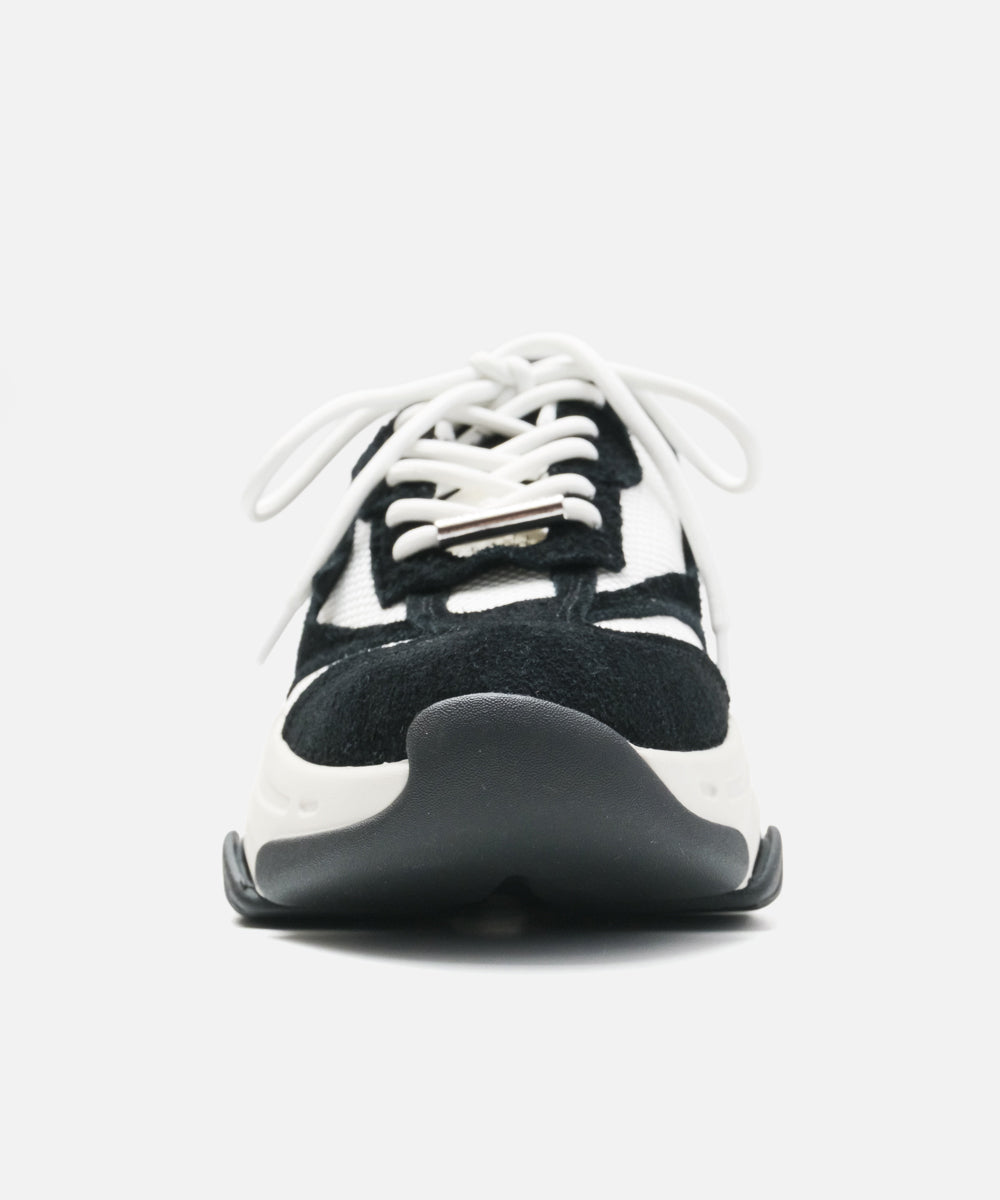 POSSES-H-XS　ウェーブボリュームソールスニーカー　BLK　(heel6.0) - view 4