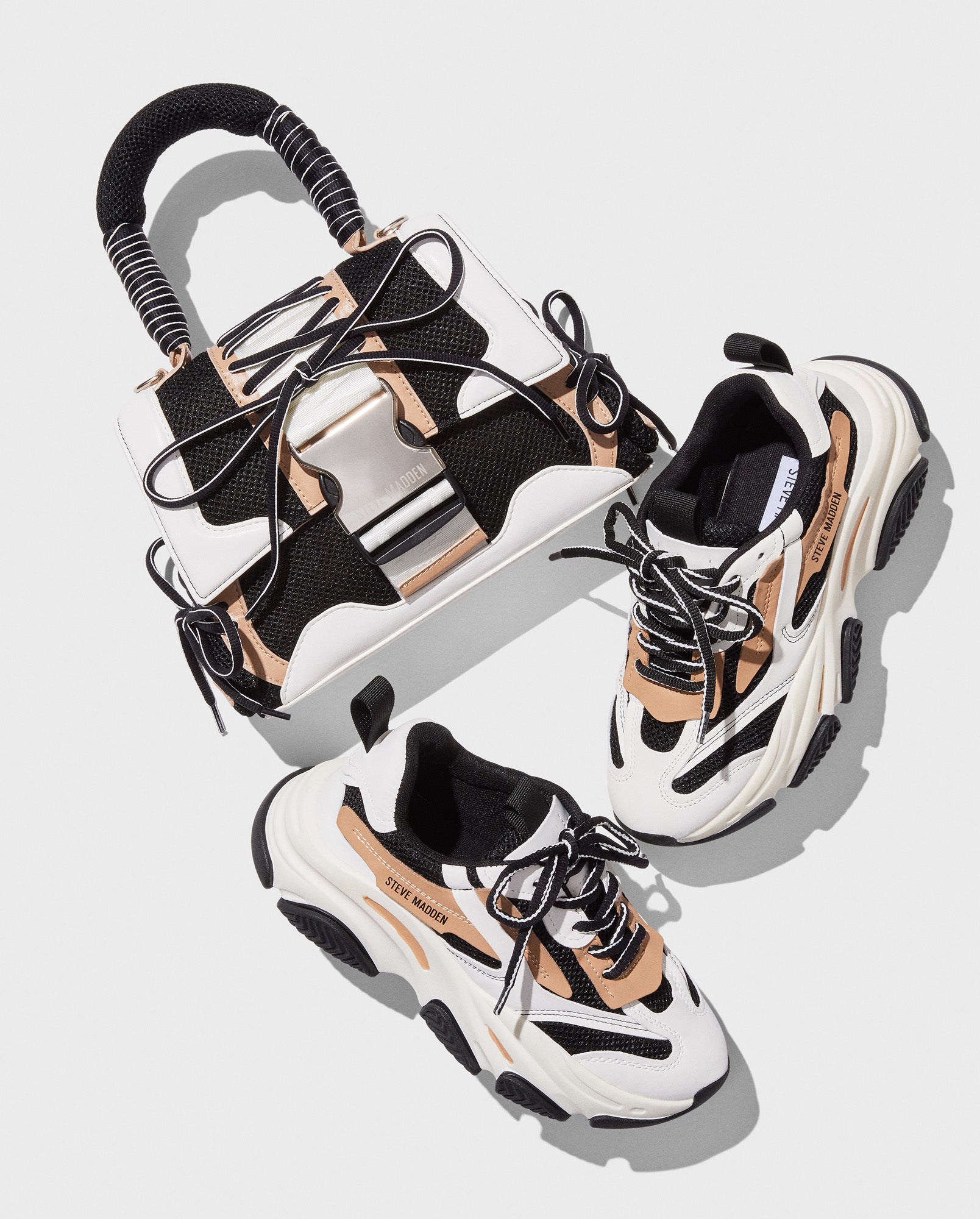 BDIEGO-XS　2WAYハンドルバッグ　BLKTAN