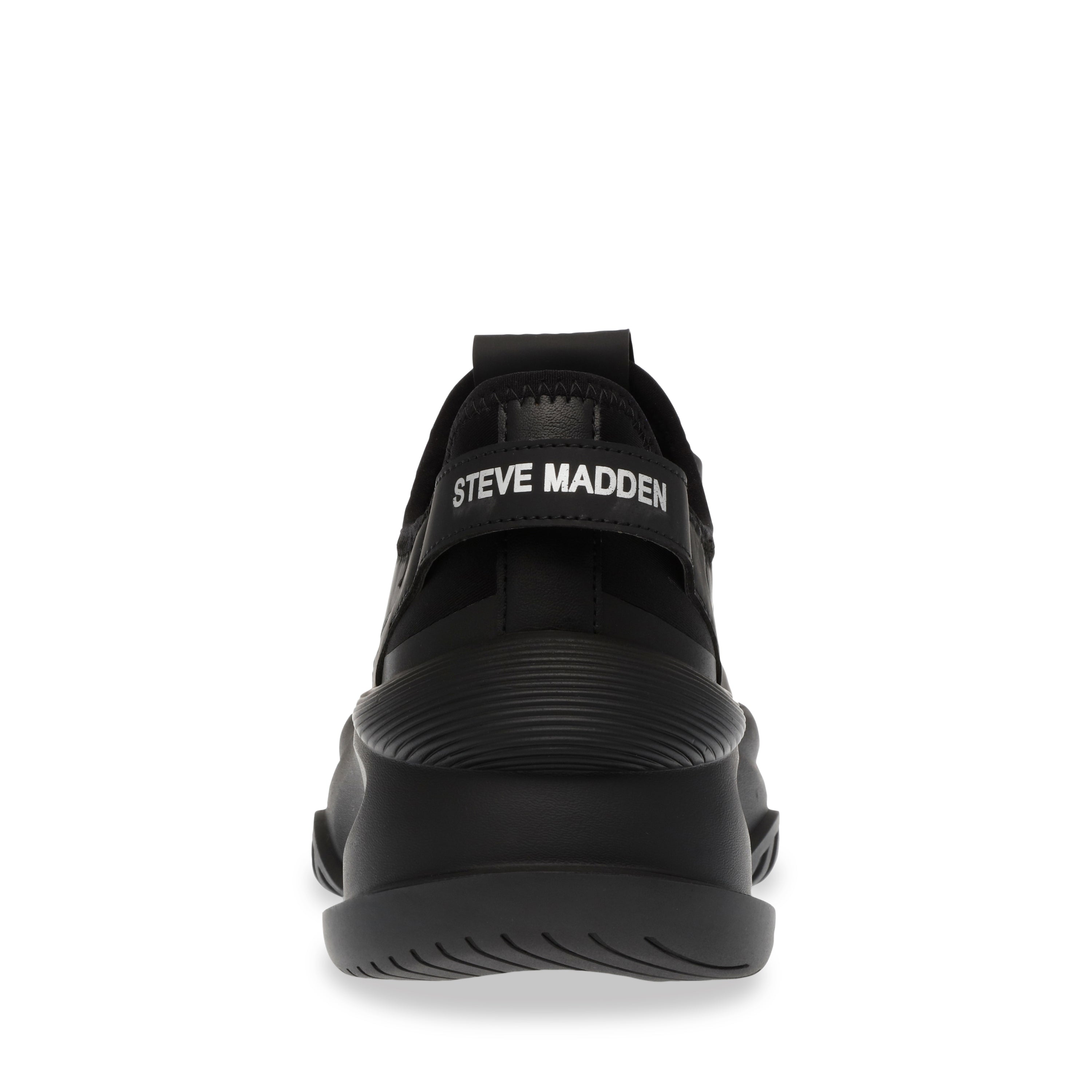 BACKFIRE　ストレッチニットボリュームスニーカー　BLK/BLK
