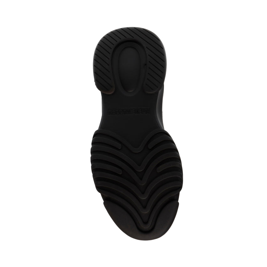 BACKFIRE　ストレッチニットボリュームスニーカー　BLK/BLK