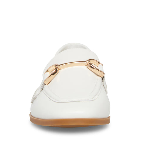 CARRINE ビットローファー WHITE LEATHER – Steve Madden Japan