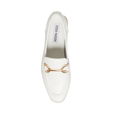 CARRINE ビットローファー WHITE LEATHER – Steve Madden Japan