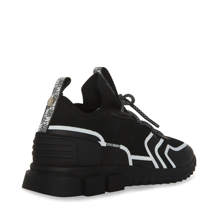 DECON 　リフレクトニットスニーカー　BLACK/WHITE
