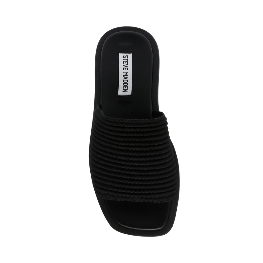 AWESTRUCK フラットサンダル BLACK