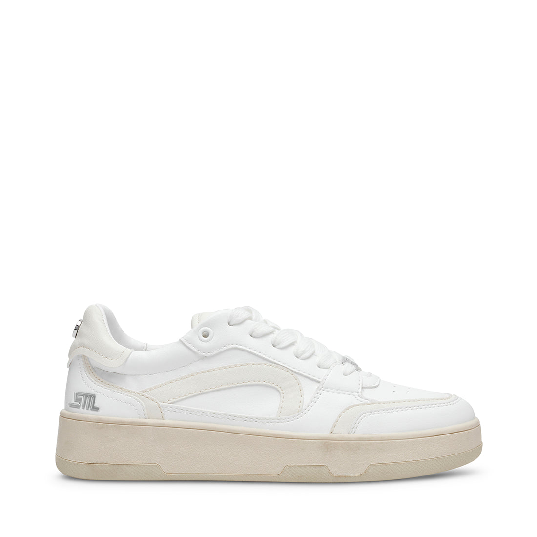 BAL HARBOUR-UA　バイカラーデザインスニーカー　WHITE/CREAM- Hover Image