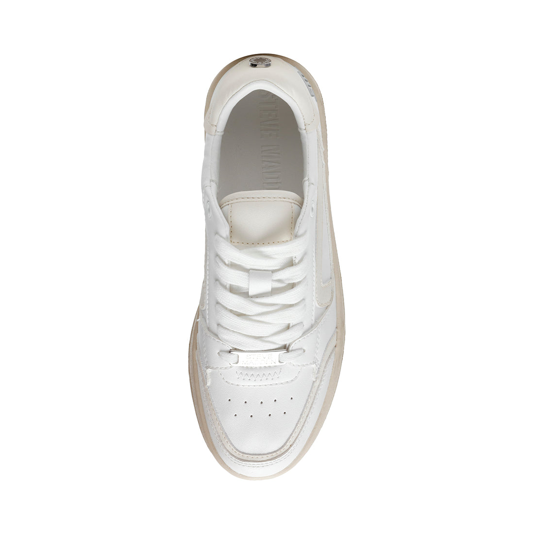 BAL HARBOUR-UA　バイカラーデザインスニーカー　WHITE/CREAM