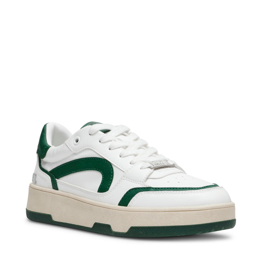 BAL HARBOUR-UA　バイカラーデザインスニーカー　WHITE/GREEN