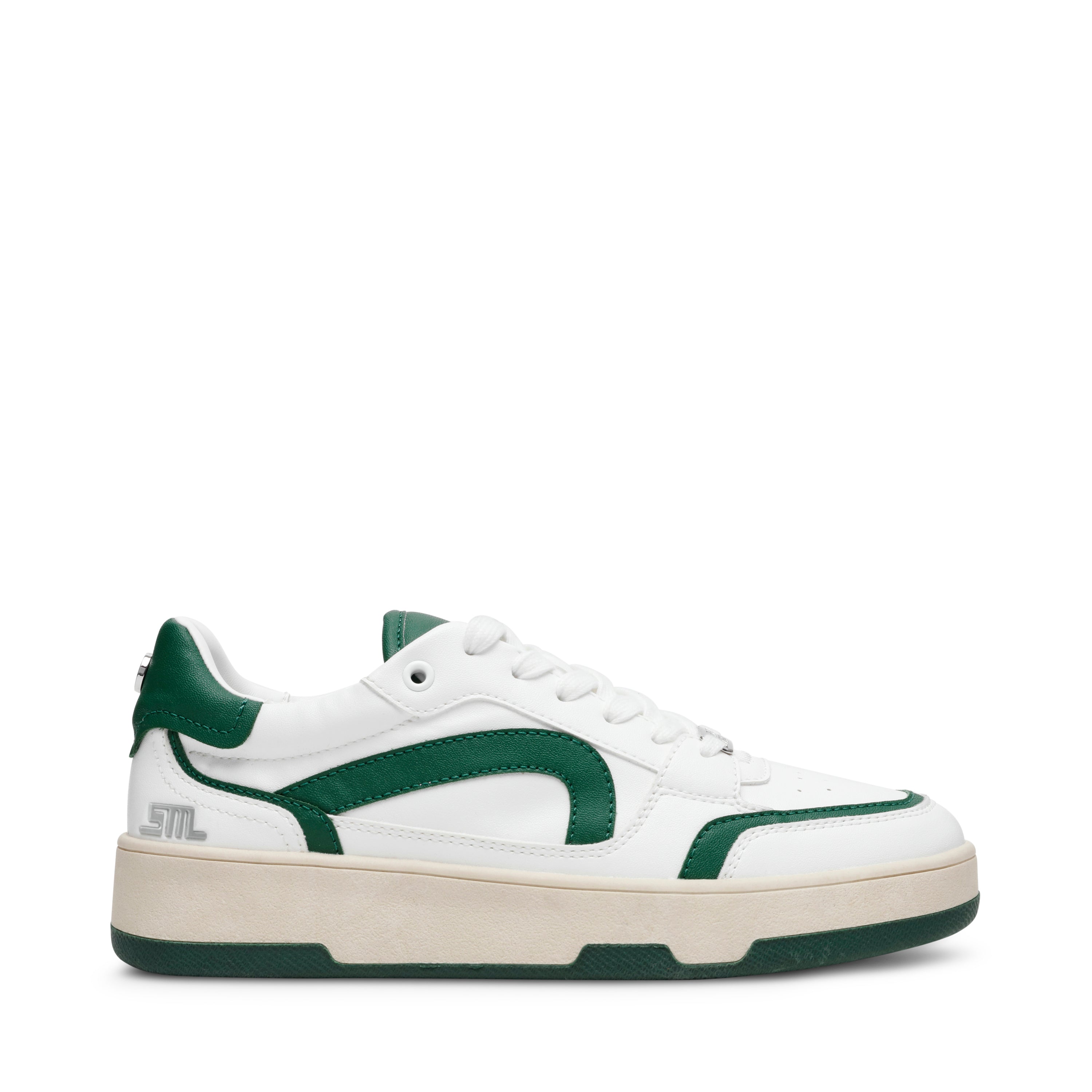 BAL HARBOUR-UA　バイカラーデザインスニーカー　WHITE/GREEN- Hover Image