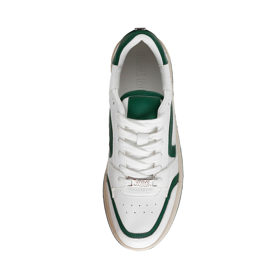 BAL HARBOUR-UA　バイカラーデザインスニーカー　WHITE/GREEN