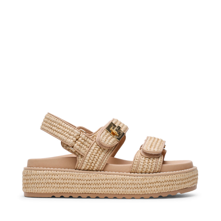 BIGMONA ダブルベルトラフィアサンダル NAT RAFFIA　(Heel4.0) - view 6