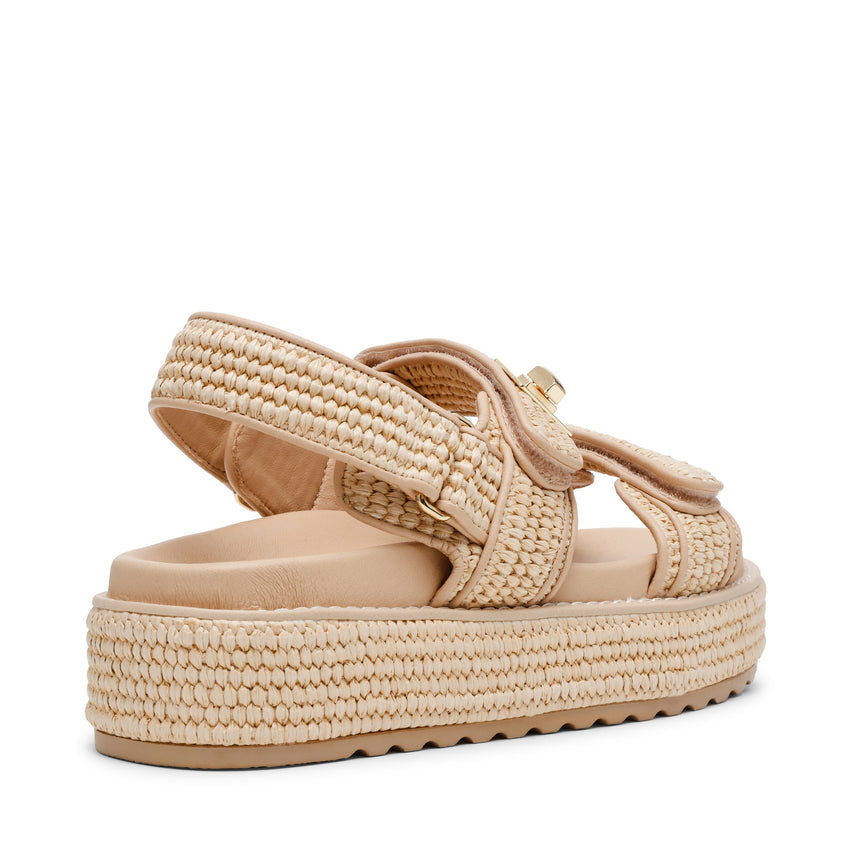 BIGMONA ダブルベルトラフィアサンダル NAT RAFFIA　(Heel4.0) - view 8